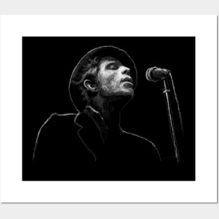 Tom Waits. Scribble art. Posters and Art